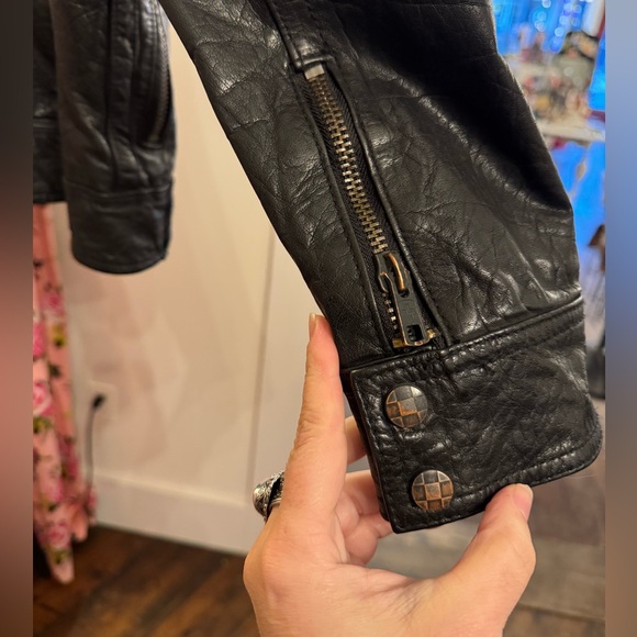 Vince Camuto Mens Motorcycle Jacket Leather - Picture 13 of 13
